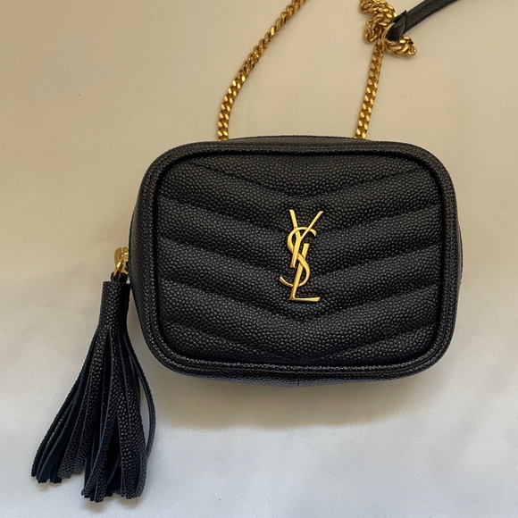 Rare Saint Laurent Baby Lou Quilted Leather Bag - Picture 3 of 8